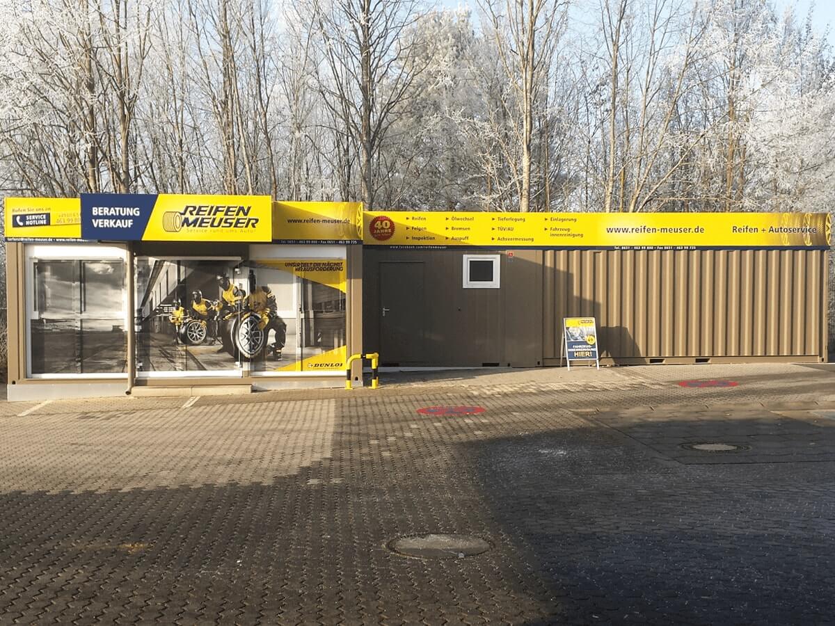 Reifen Meuser GmbH - Schildanlage | ferrikomm Werbeagentur Trier