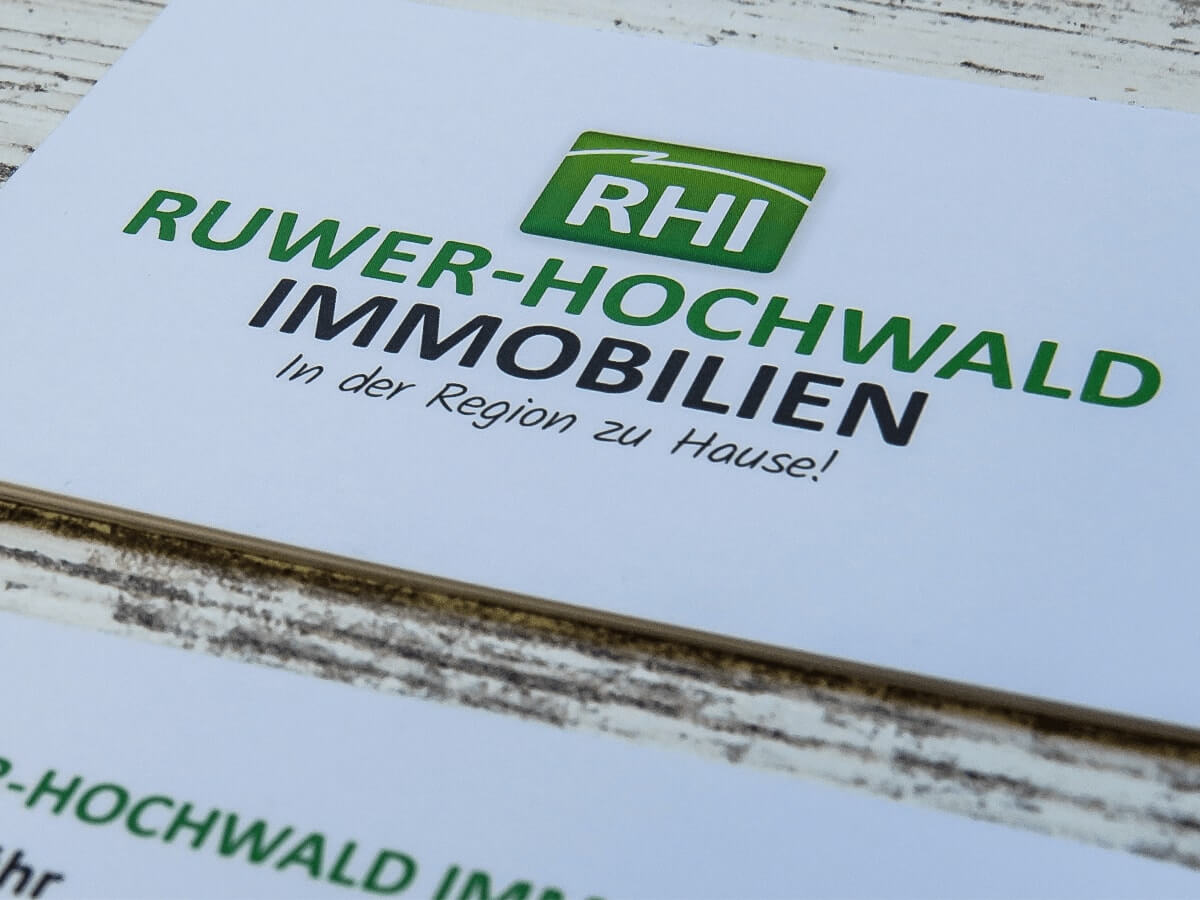 Ruwer-Hochwald Immobilien - Visitenkarten