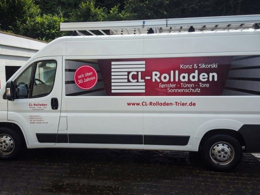 CL-Rolladen - Fahrzeugbeschriftung